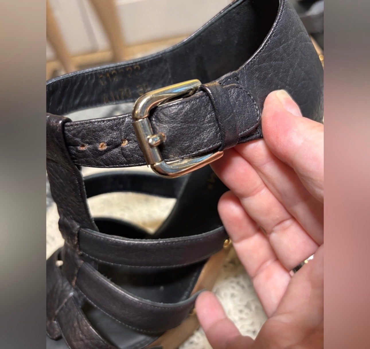 EUC Dolce & Gabbana Strappy Sandals