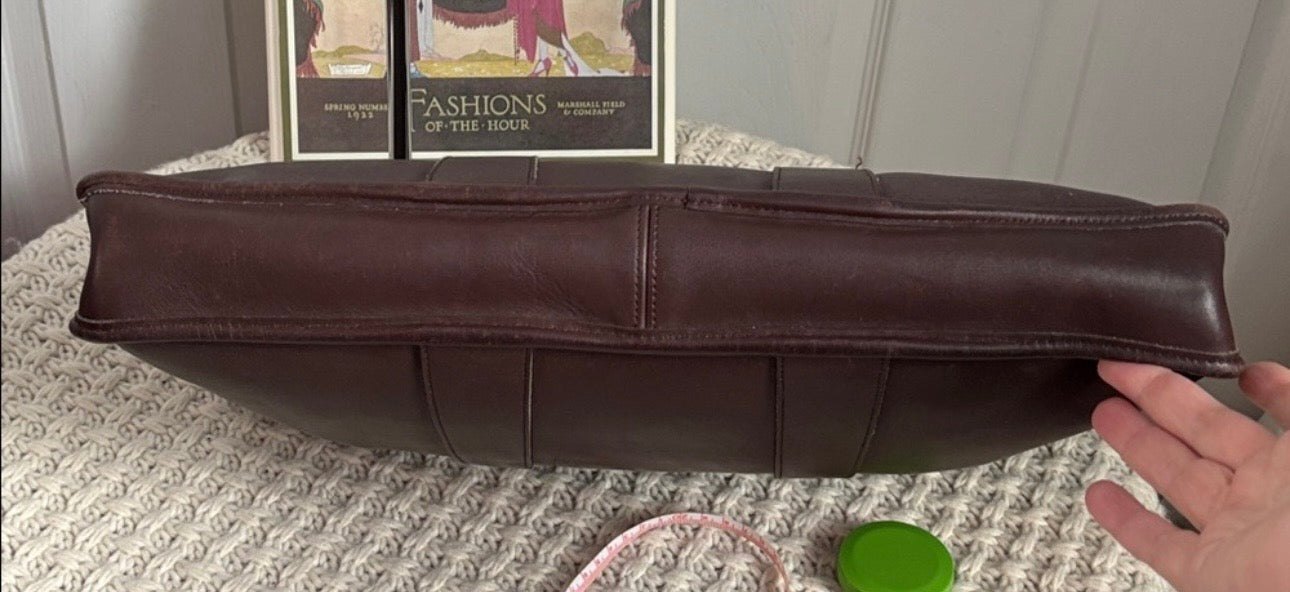 Vintage Coach Mahogany Portfolio Bag