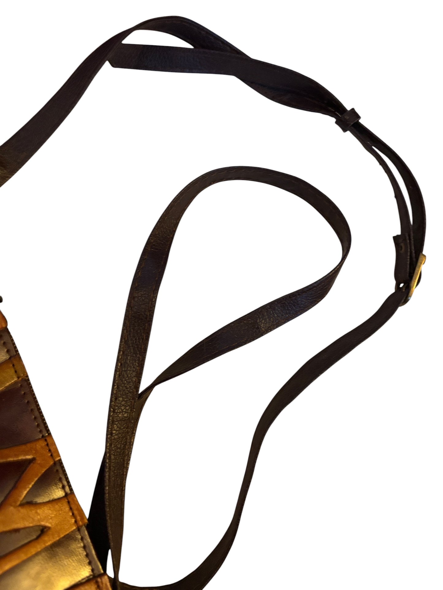 Vintage Handmade Leather Crossbody