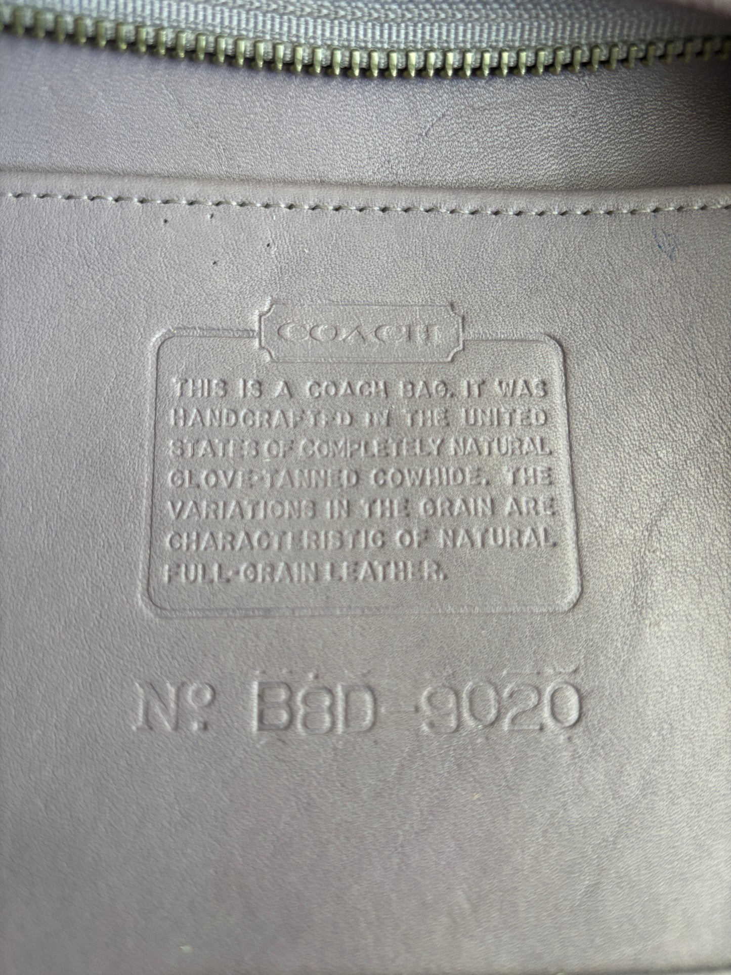 Vintage Coach Mini Ergo, Lavender