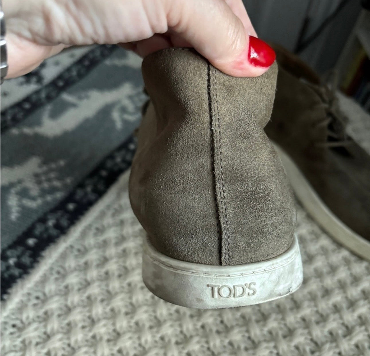 Tod’s Men’s Hitop Suede Sneakers