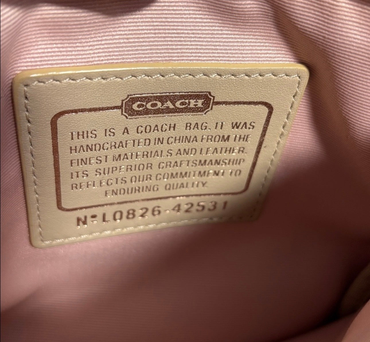 EUC Coach Parker Signature Canvas Swingpack Crossbody Bag
