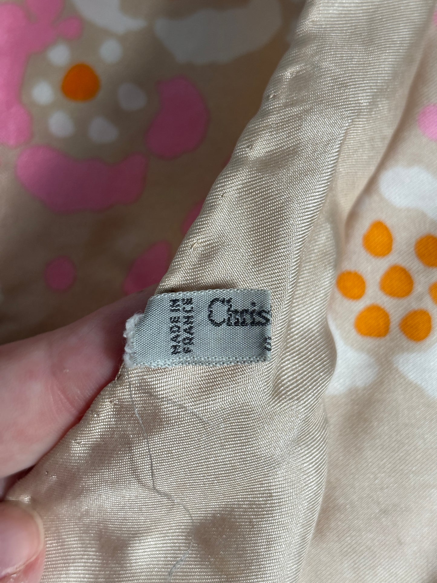 Vintage Christian Dior Silk Scarf