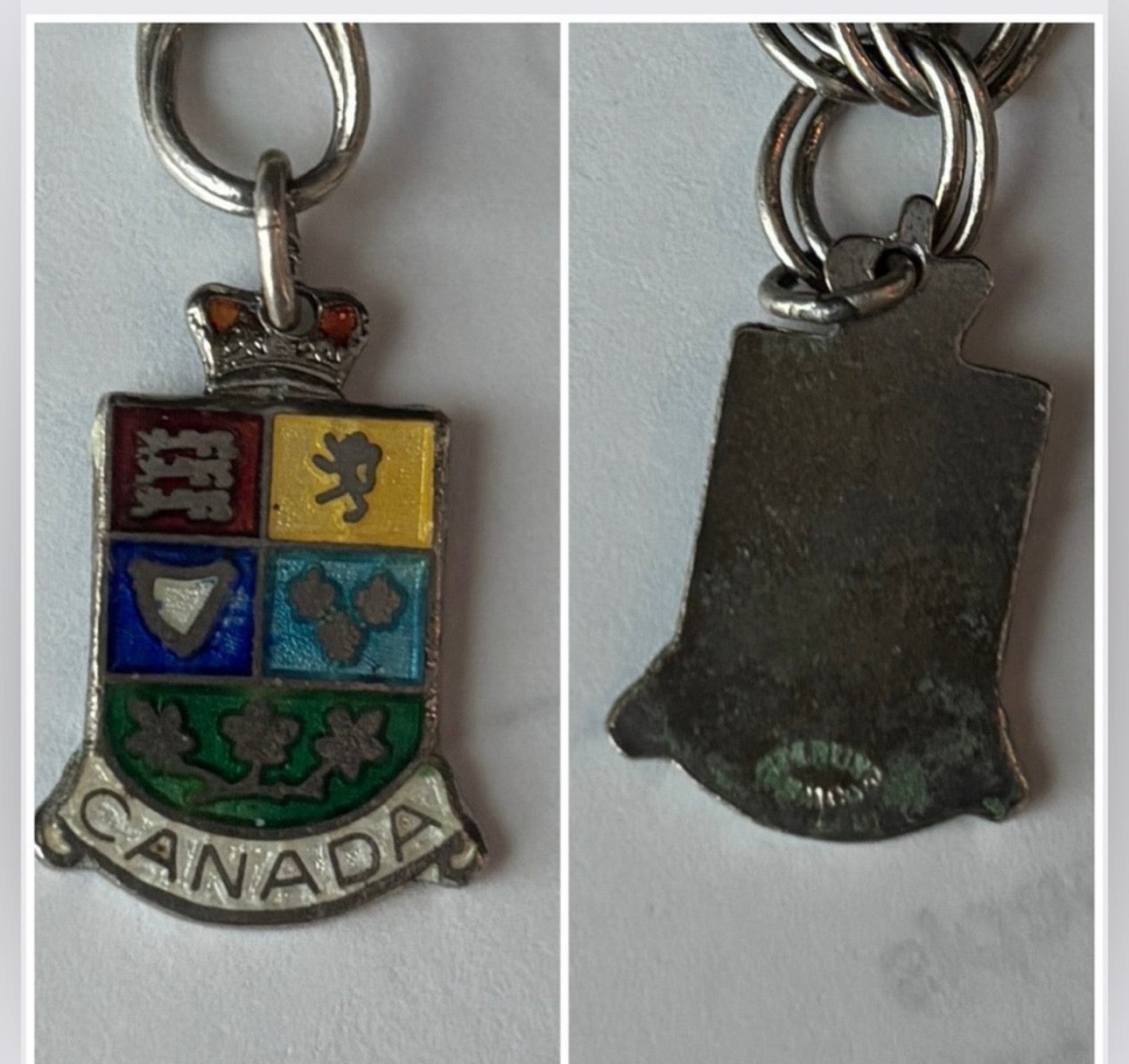 Vintage Silver Charm Bracelet