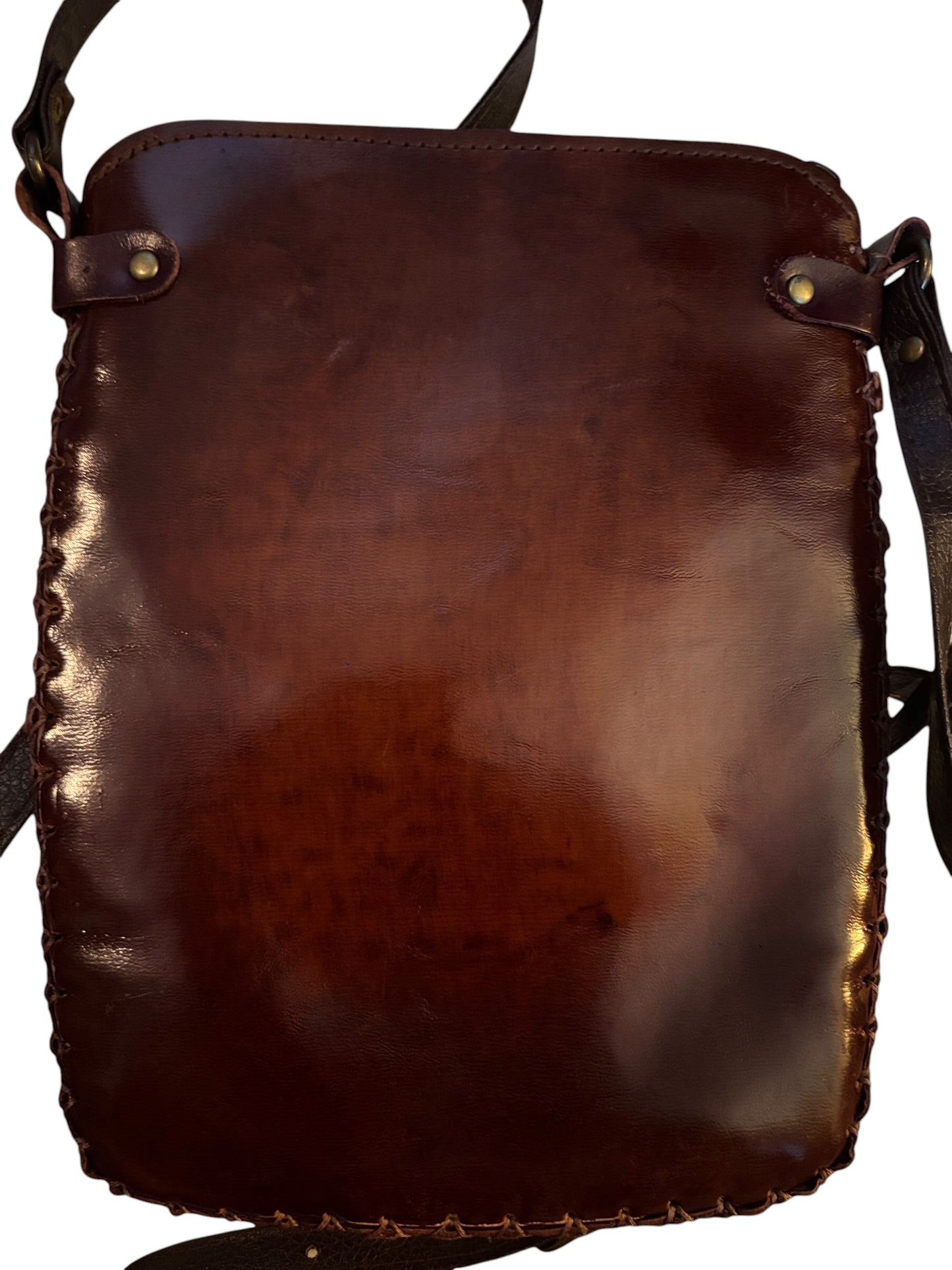 Vintage Handmade Leather Crossbody