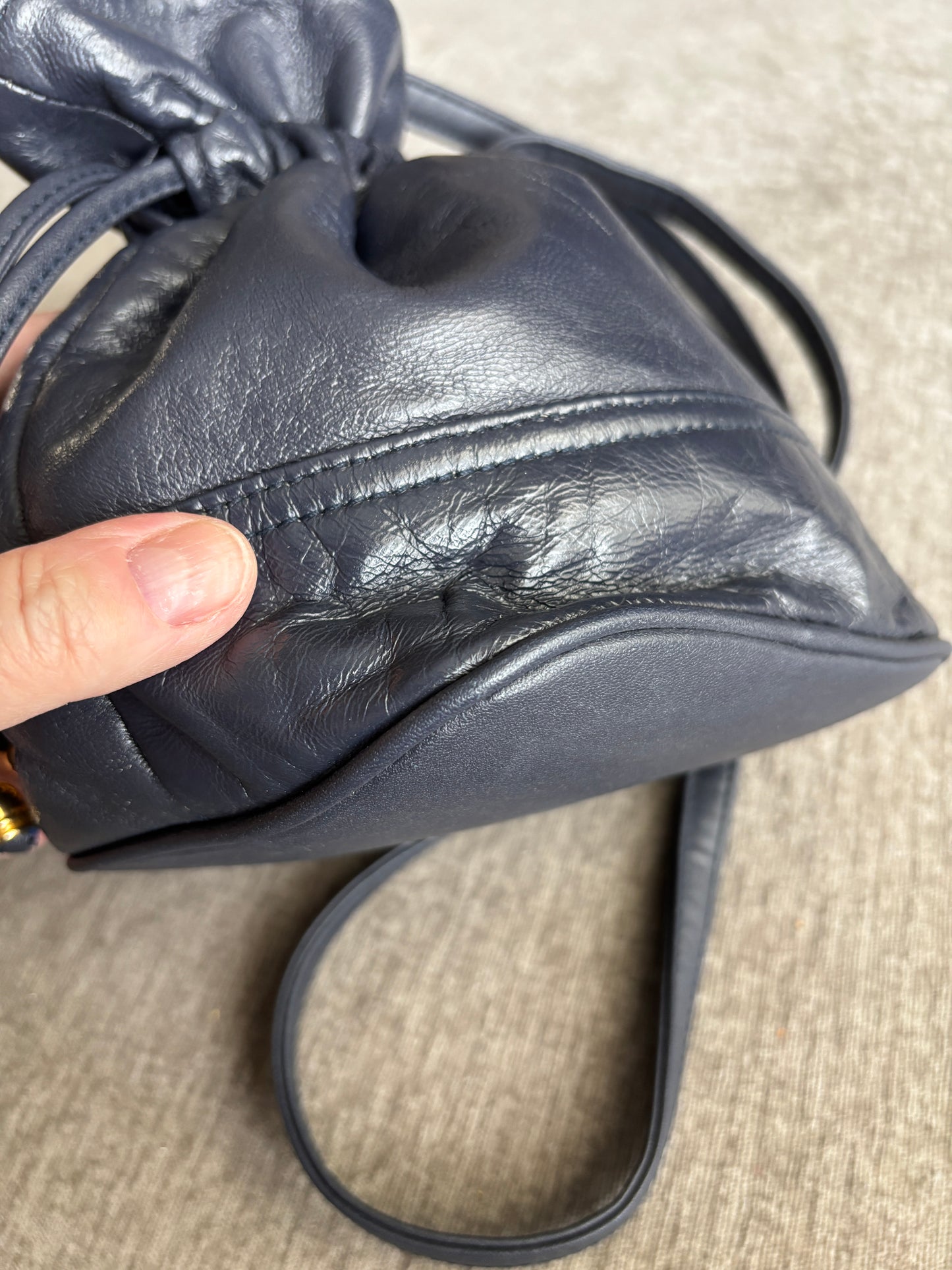 Vintage Drawstring Bag