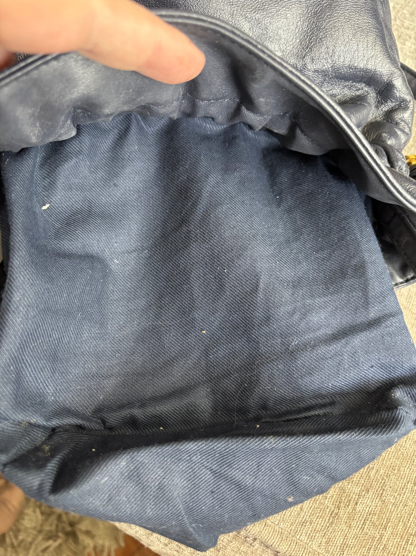Vintage Drawstring Bag