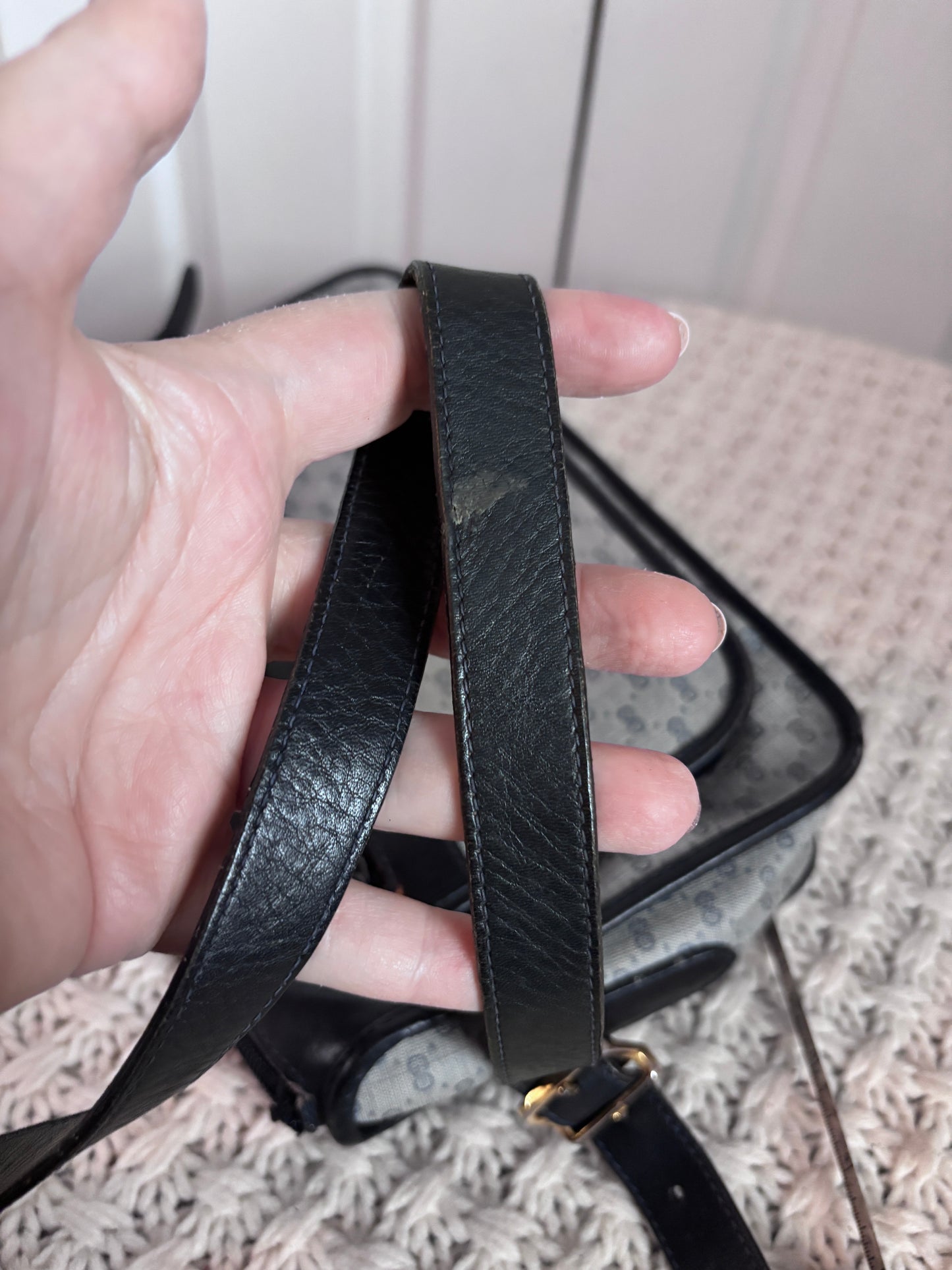 Vintage Gucci Micro GG Crossbody Bag