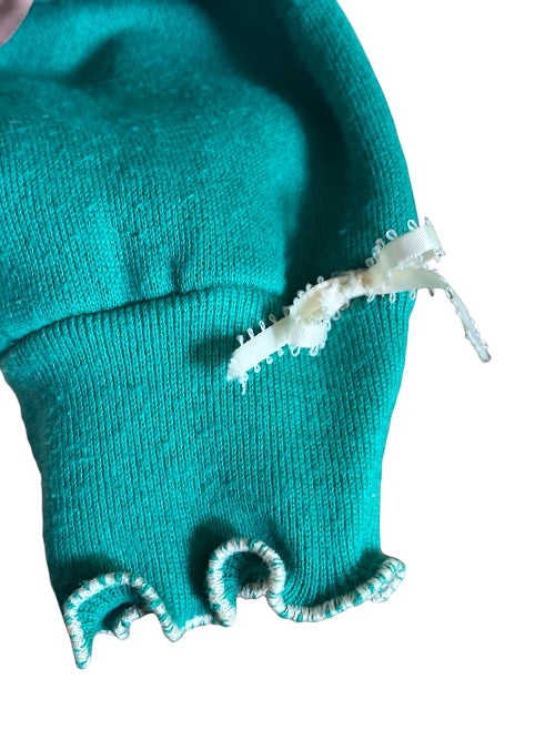 1980’s Puff Paint and Pearls Extravaganza Altered Sweatshirt