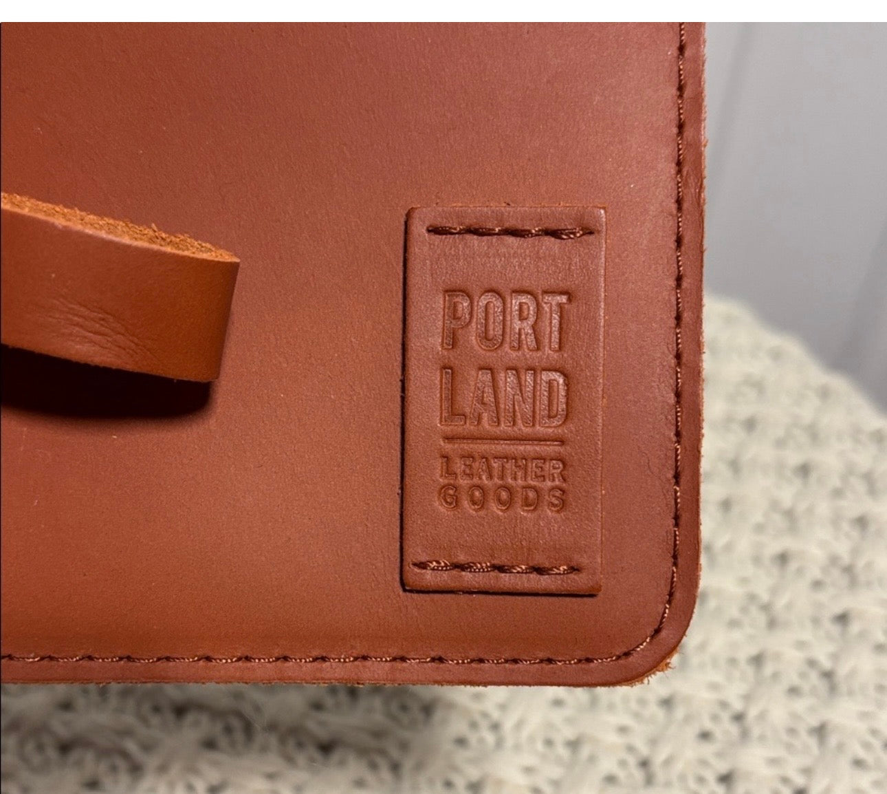NWOT Portland Leather Goods Adriana Wristlet