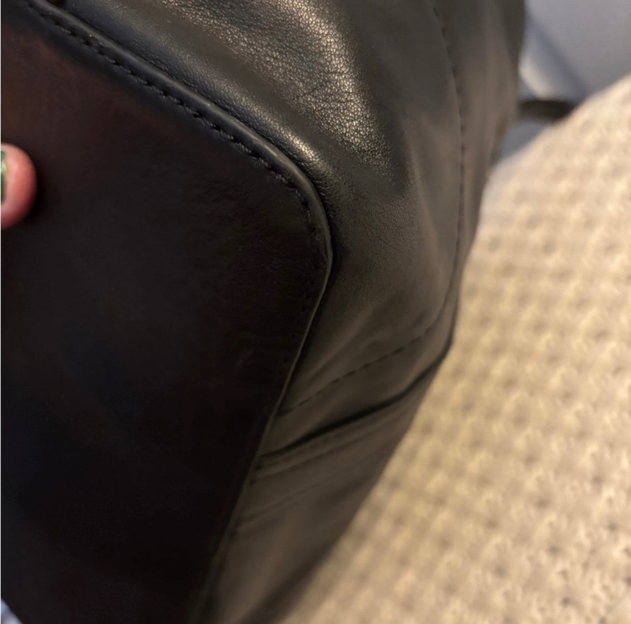 EUC Frye Black Leather Tote