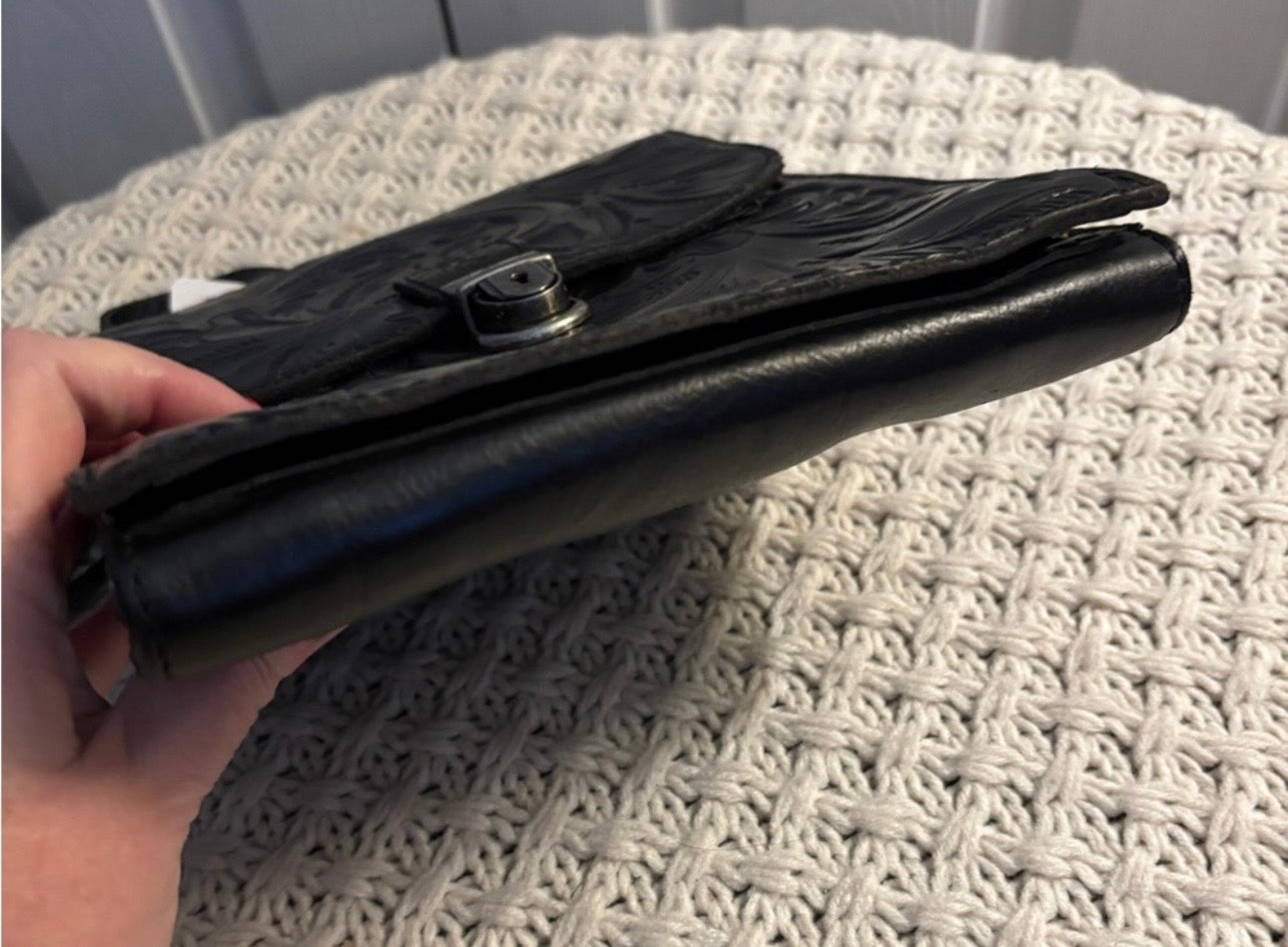 NWT Patricia Nash Andrea Crossbody with Tooled Leather