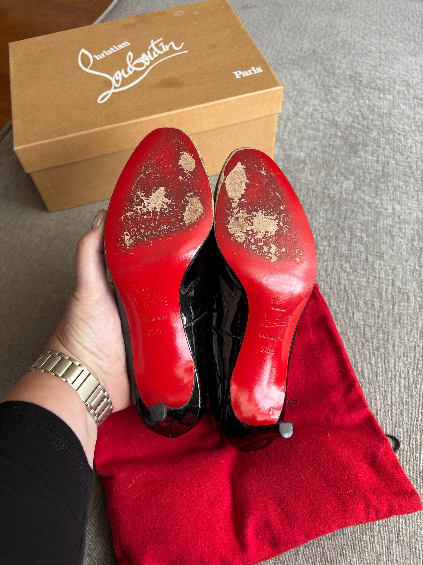 Louboutin Patent Leather Pumps