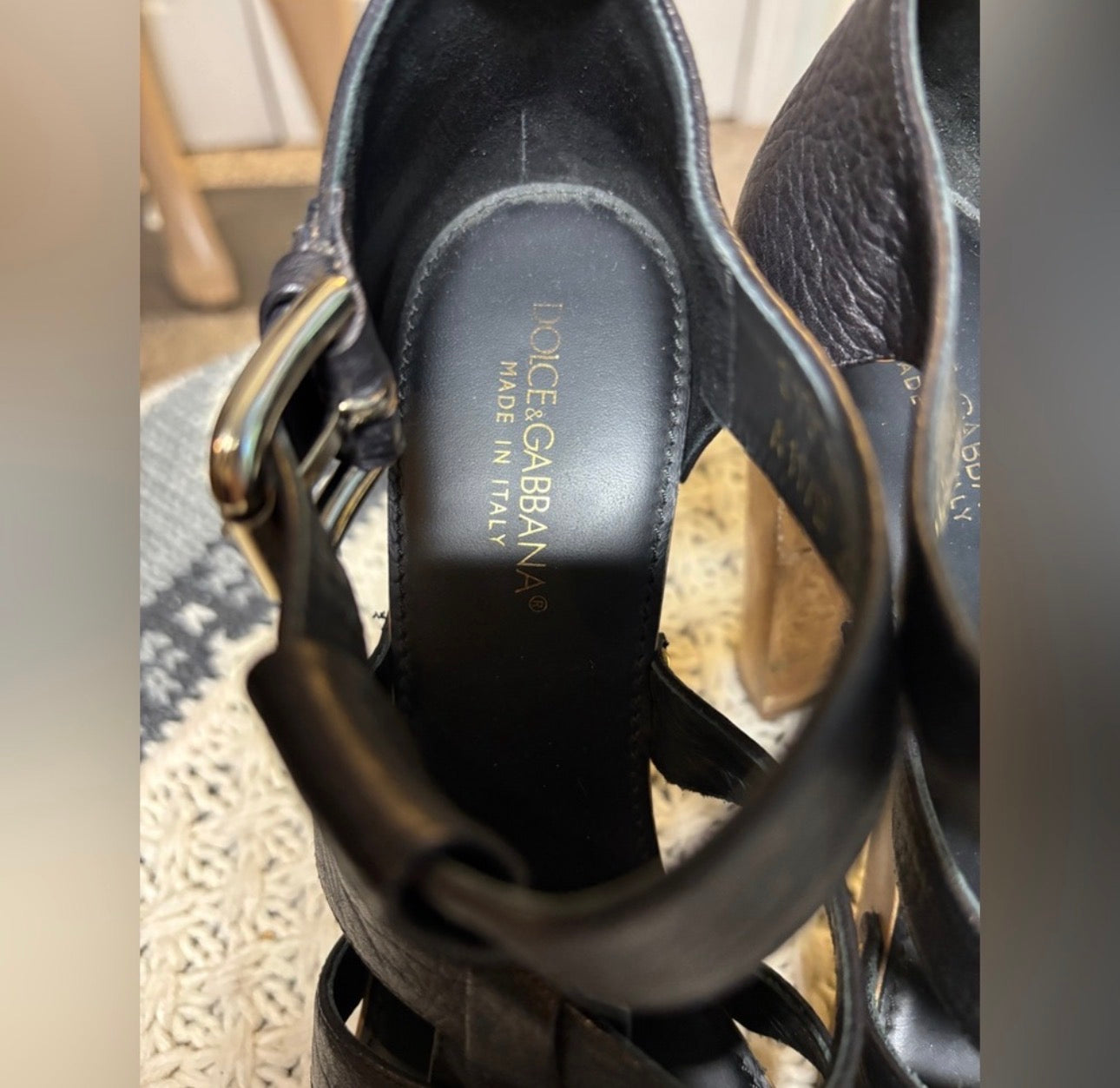 EUC Dolce & Gabbana Strappy Sandals