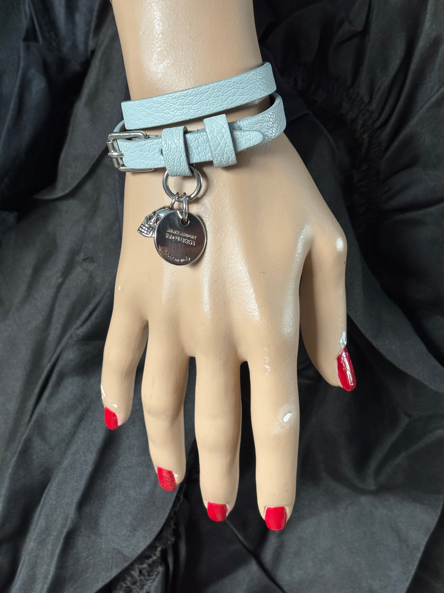 New in Box Alexander McQueen Skull Wrap Bracelet