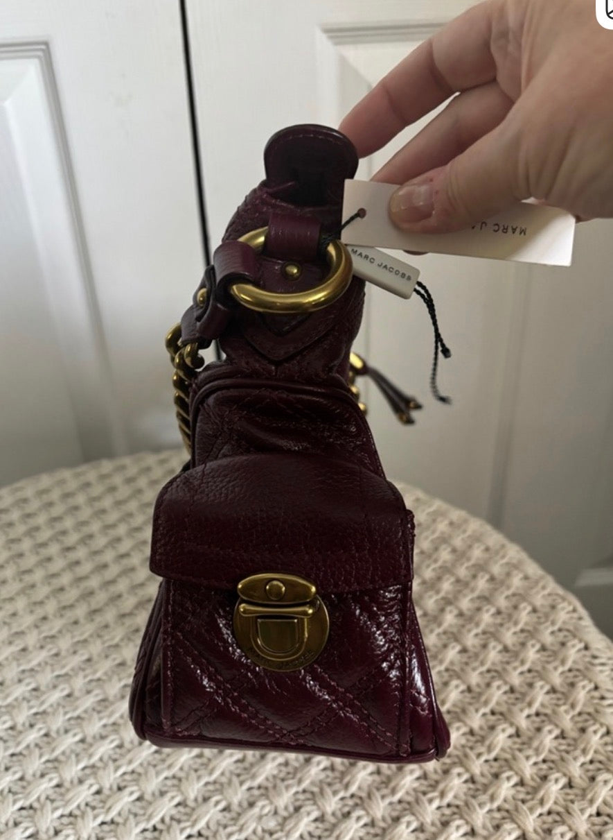 EUC with Tags Marc Jacobs Lux Quilted Satchel