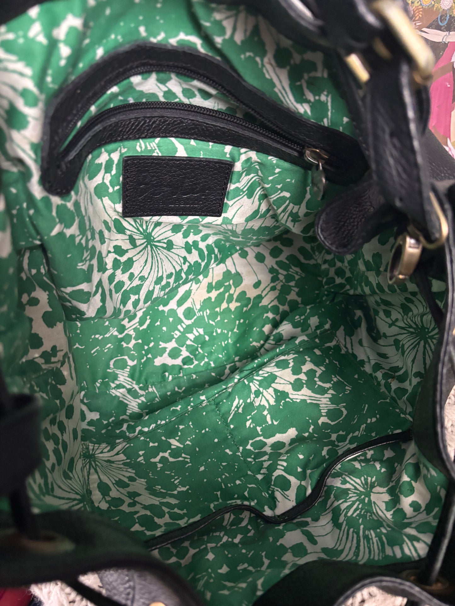 Boden Leather Bucket Bag