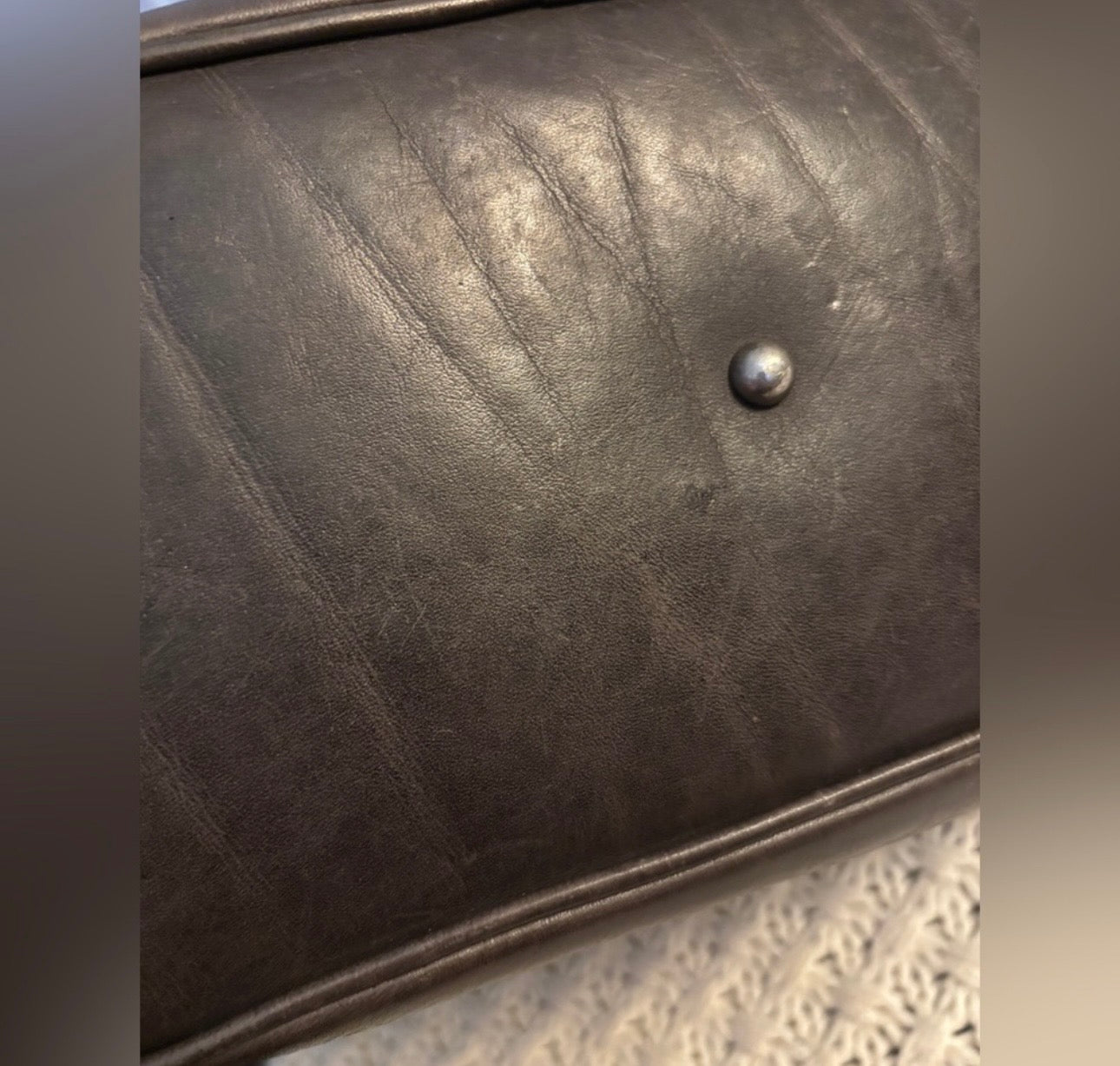 EUC Frye Taupe Leather Shoulder Bag