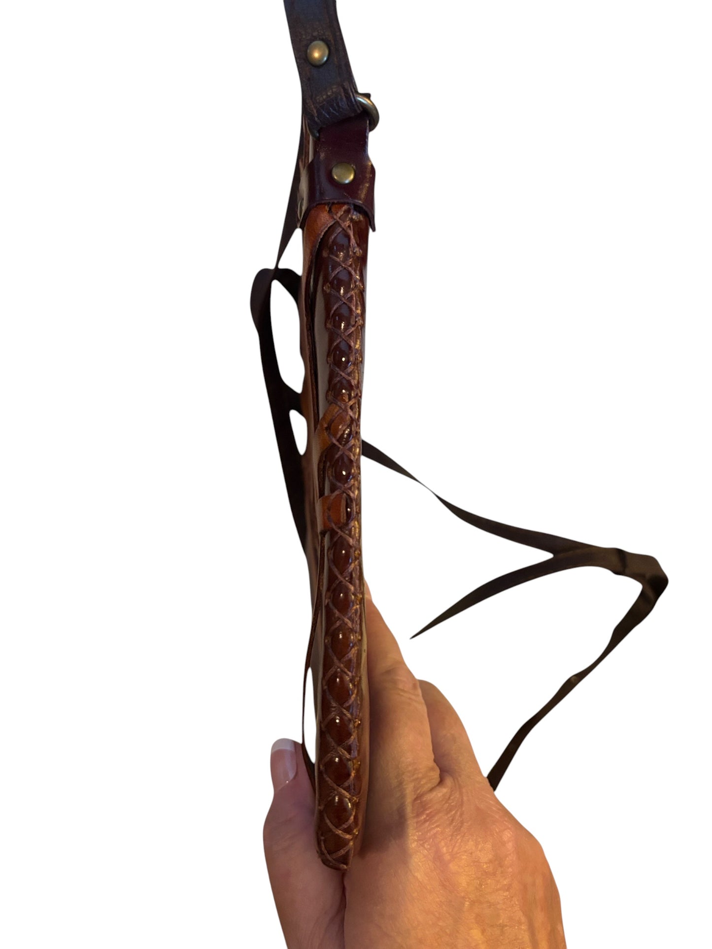 Vintage Handmade Leather Crossbody