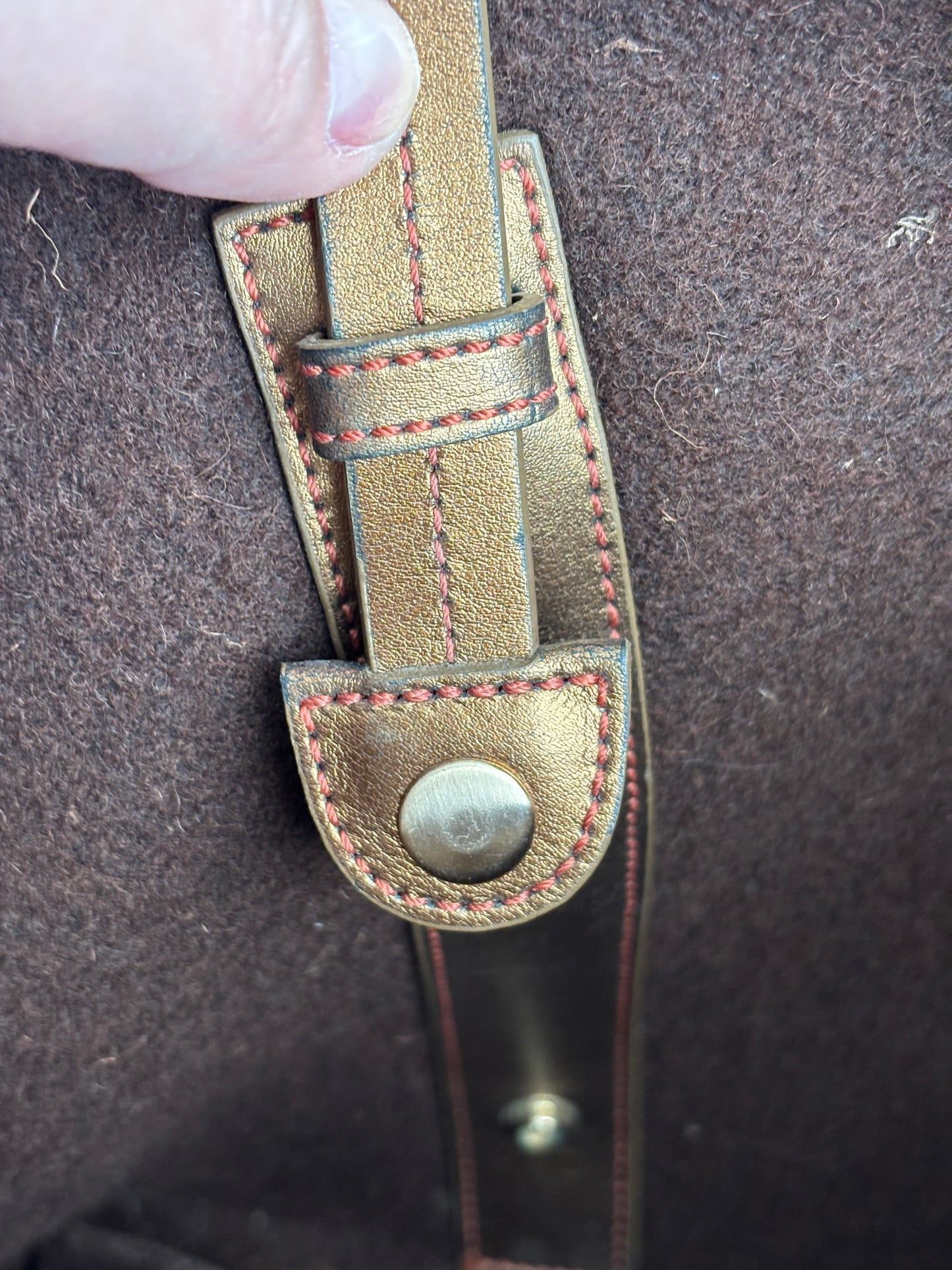 Tumi Brown Wool Computer Bag