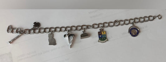 Vintage Silver Charm Bracelet