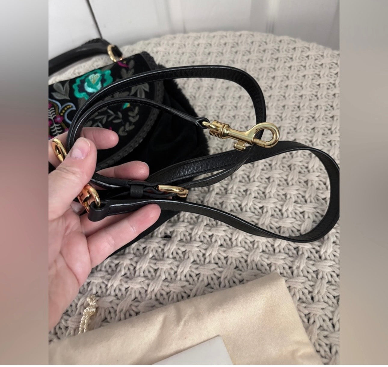 EUC UGG Boho Embroidered Bag