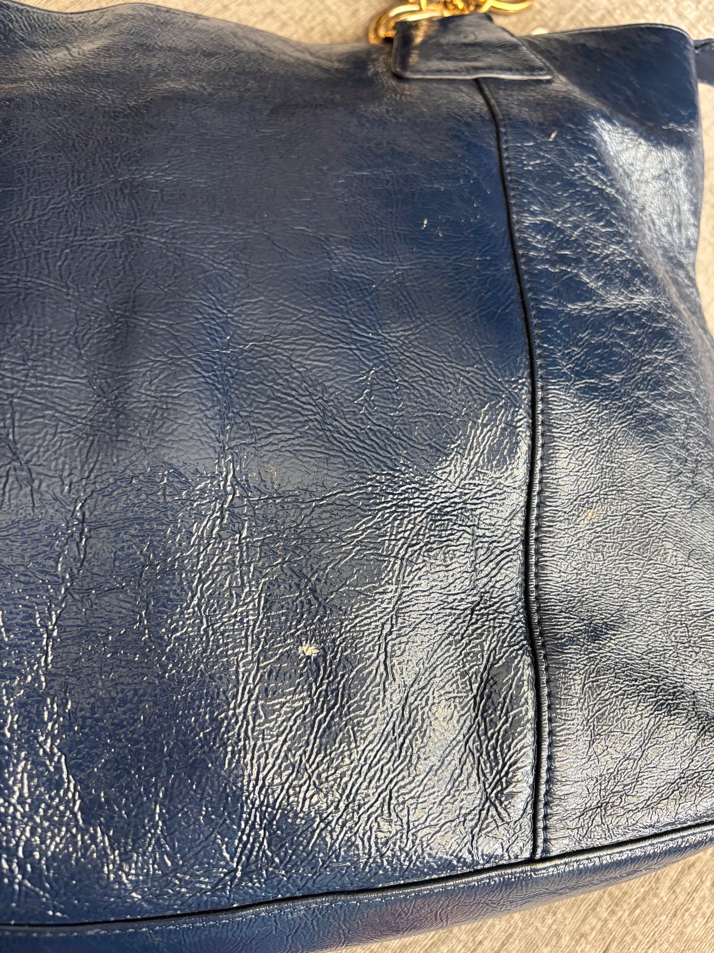 HOBO Navy Blue Large Tote