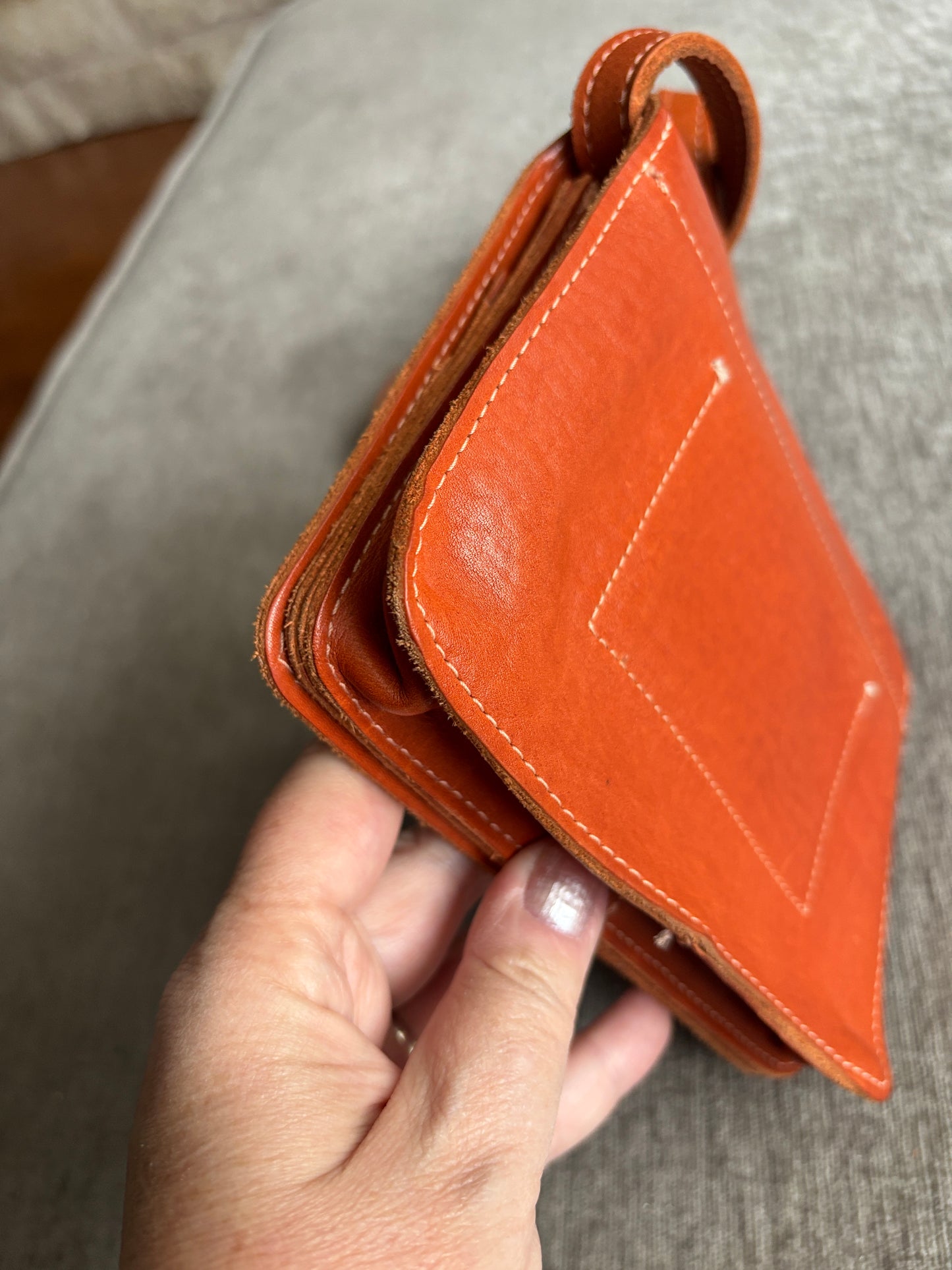 EUC Shinola Brown Leather Convertible Crossbody