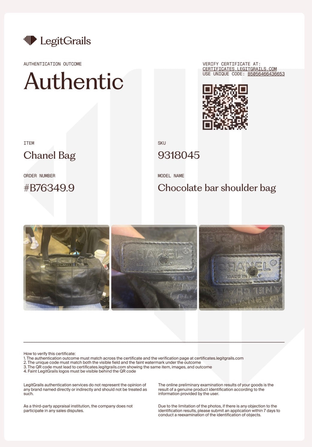 Chanel “Chocolate Bar” Bag