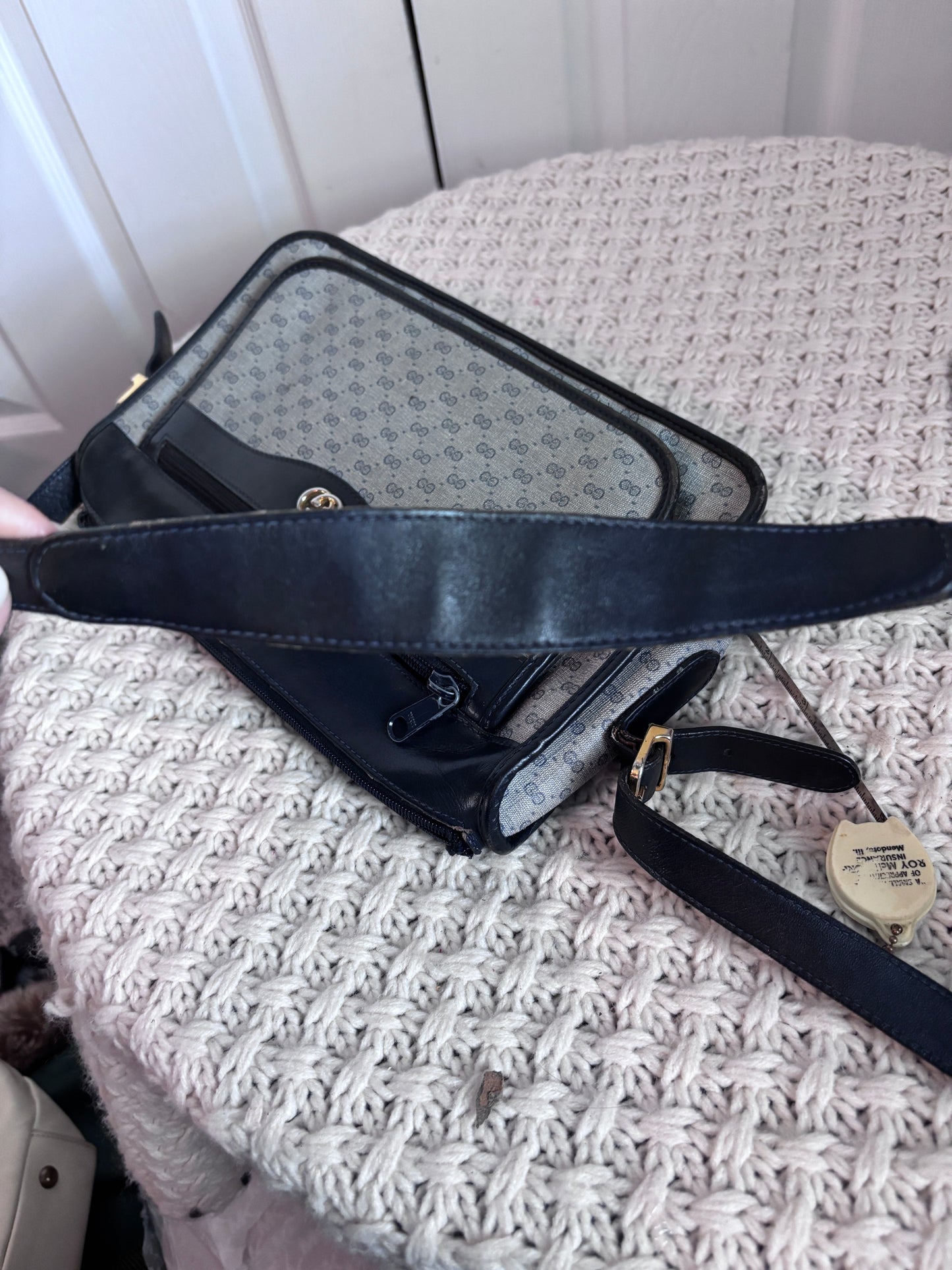Vintage Gucci Micro GG Crossbody Bag