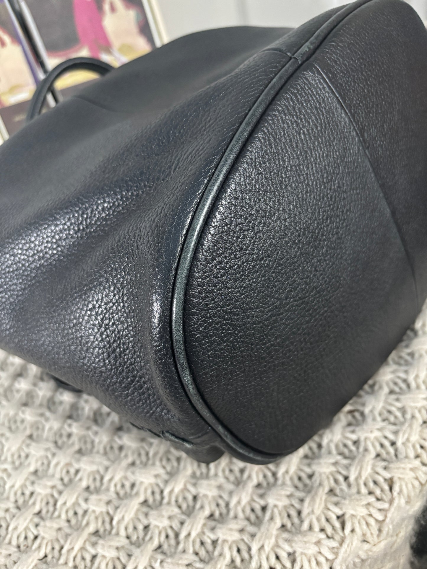 Boden Leather Bucket Bag