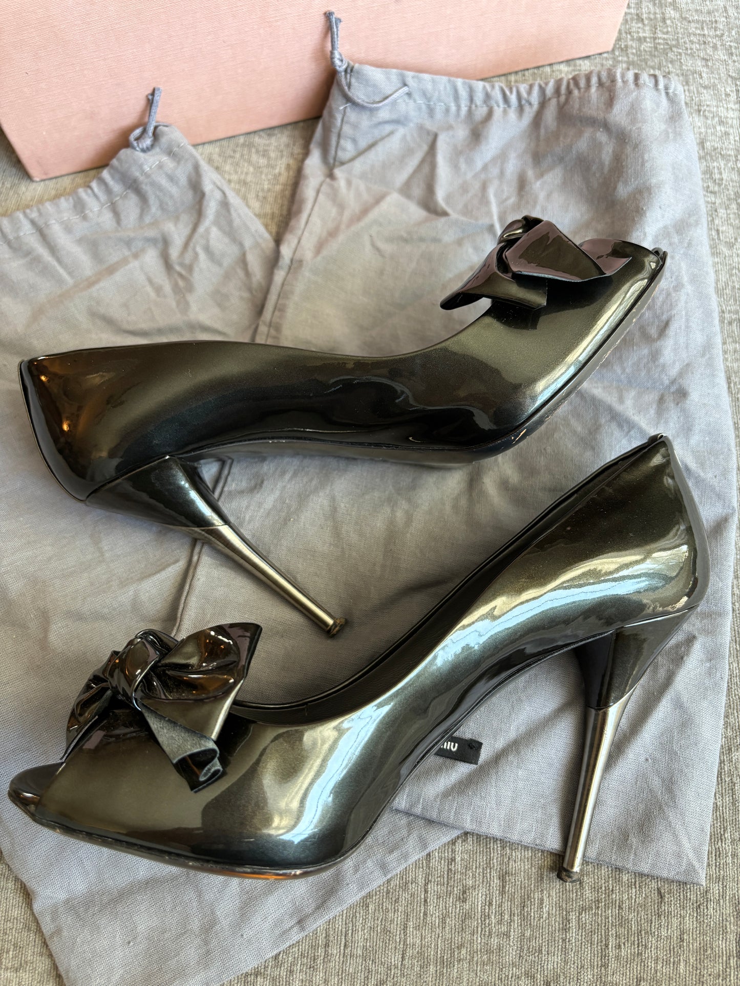 MIU MIU Patent Leather Pumps