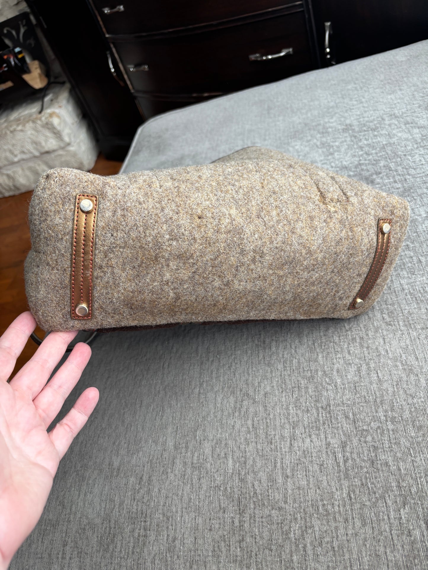 Tumi Brown Wool Computer Bag