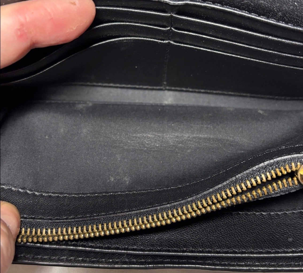 Authentic Chloe Black Leather Wallet