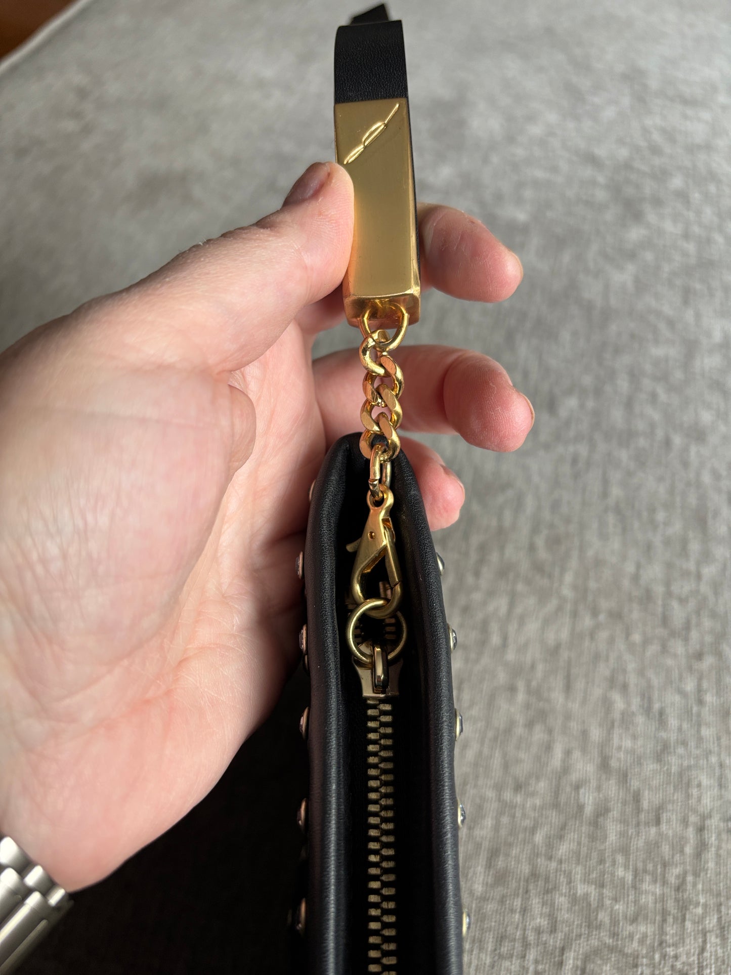 NWOT Brian Atwood Jeweled Clutch