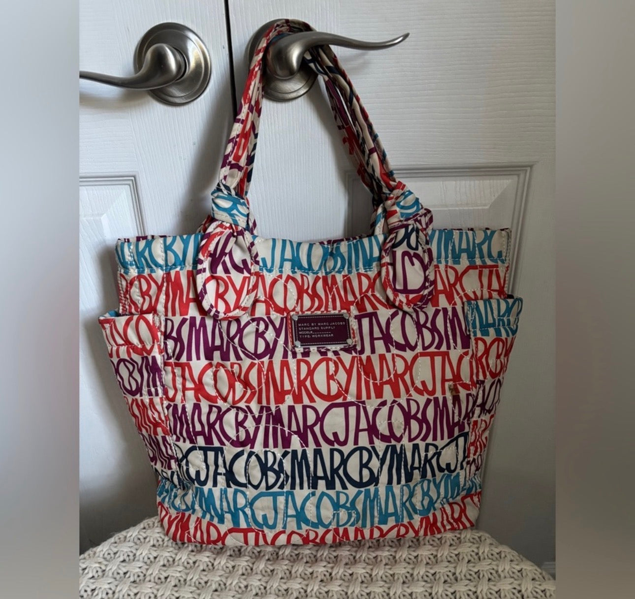 Marc Jacobs Colorful Canvas Hobo