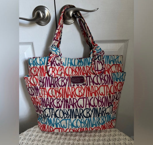 Marc Jacobs Colorful Canvas Hobo