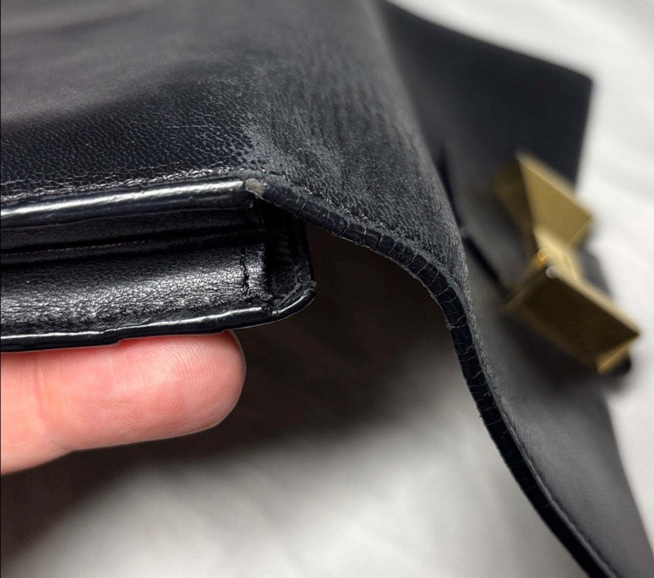 Authentic Chloe Black Leather Wallet