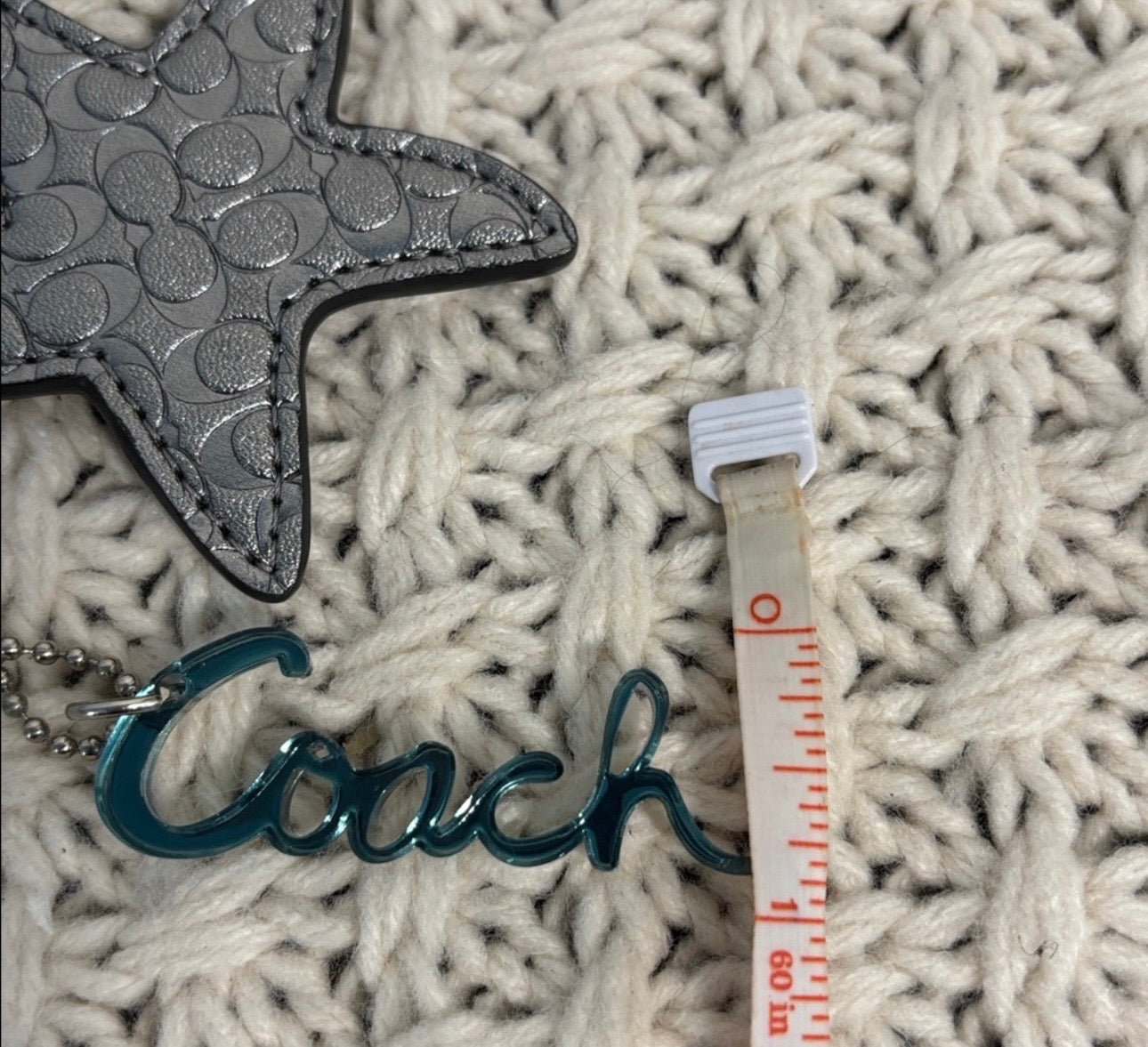 Starfish and Coach Bag Charms