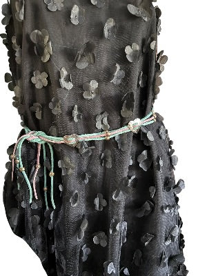 Vintage 1980s Heart Concho Belt