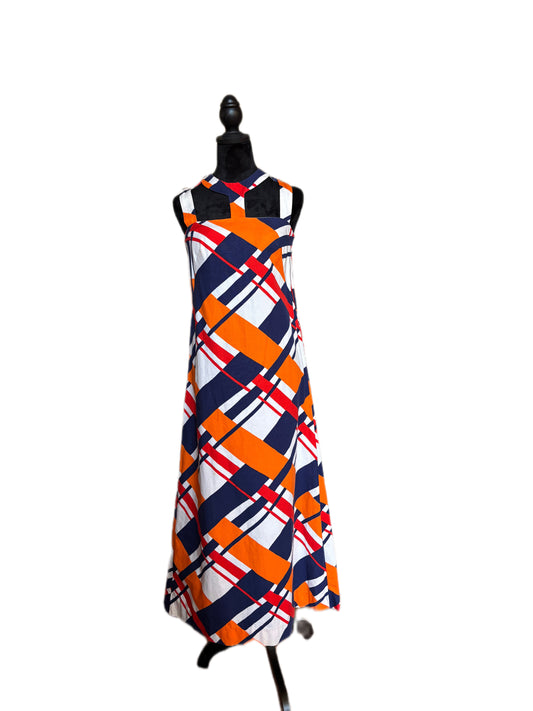 A California Poppy Vintage Dress