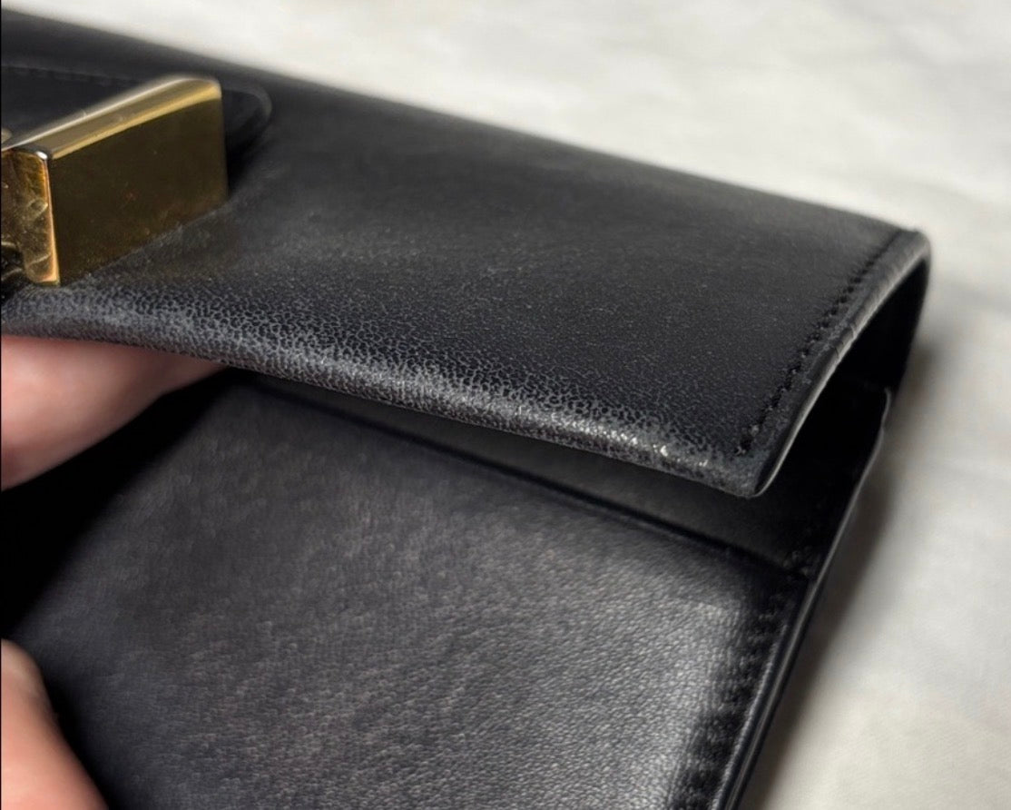 Authentic Chloe Black Leather Wallet