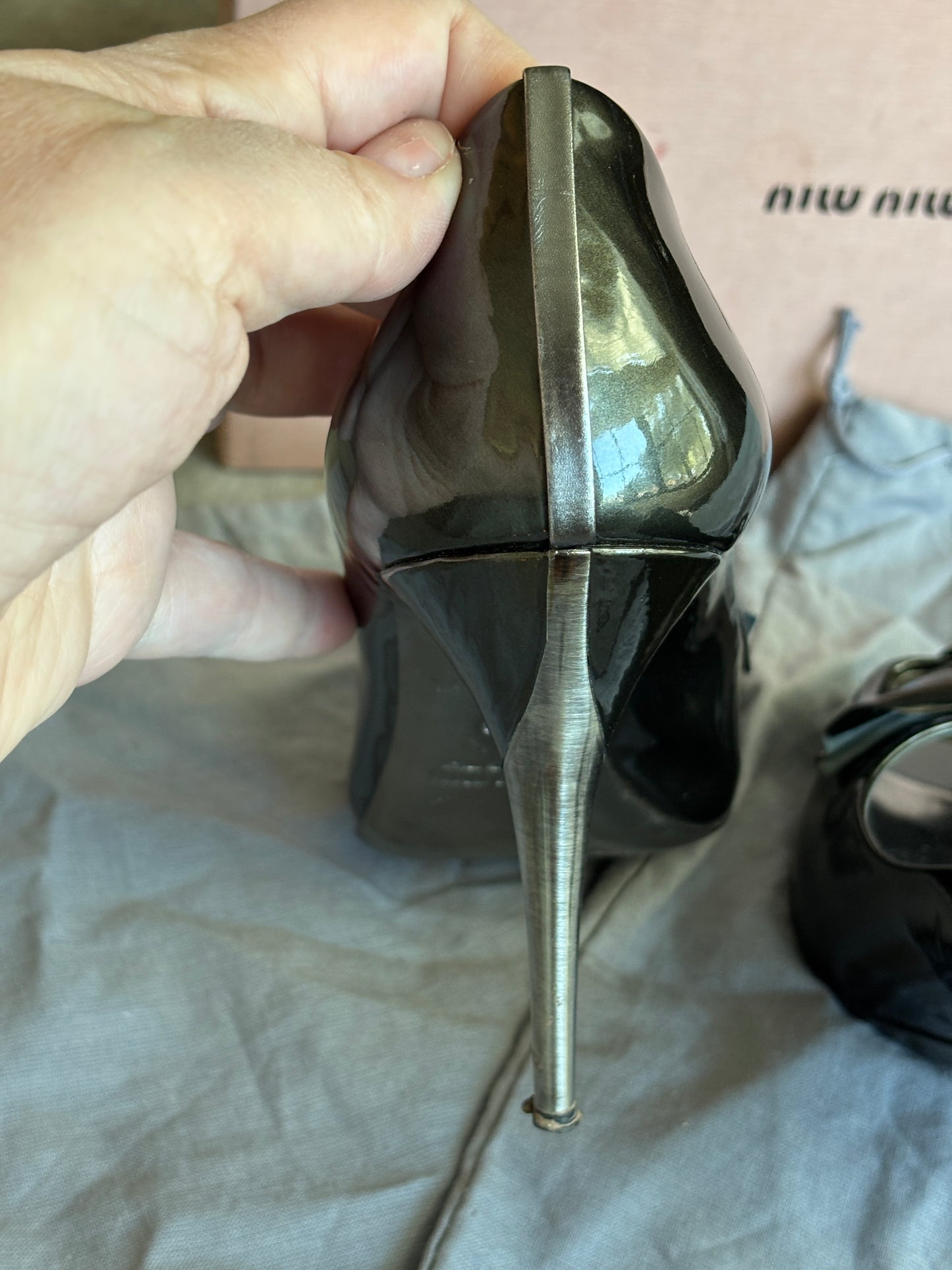 MIU MIU Patent Leather Pumps
