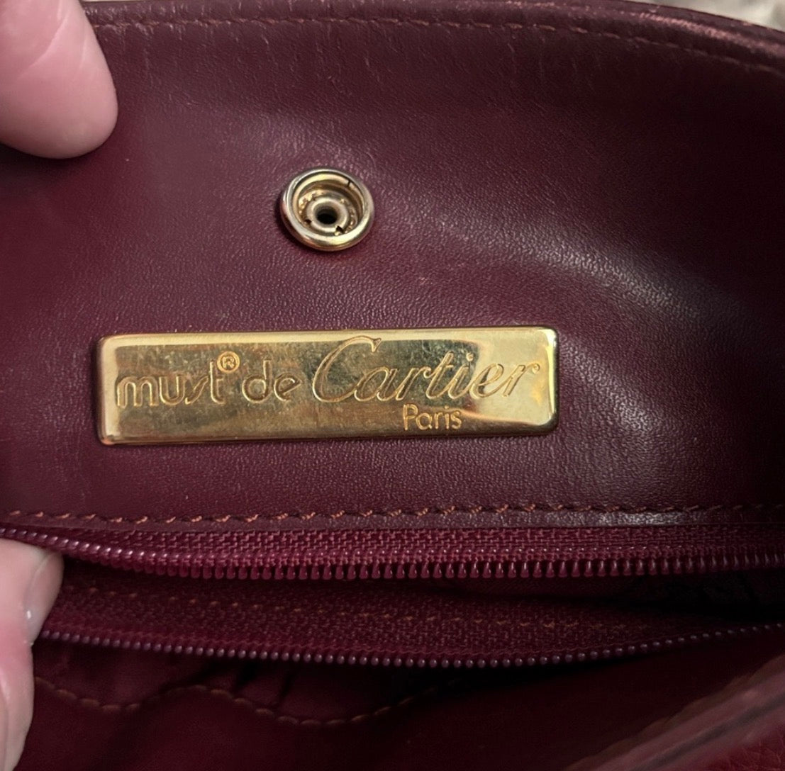 Vintage Cartier Must de Cartier Crossbody