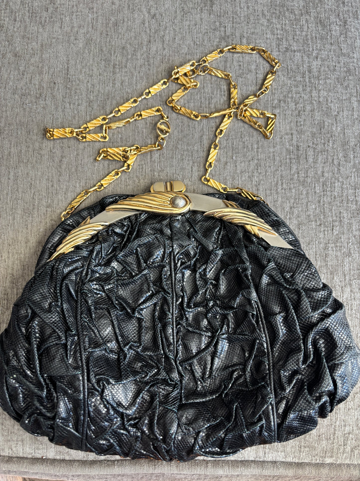 Vintage Carlo Fiori Italian Leather Bag