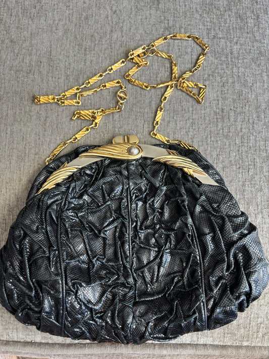 Vintage Carlo Fiori Italian Leather Bag