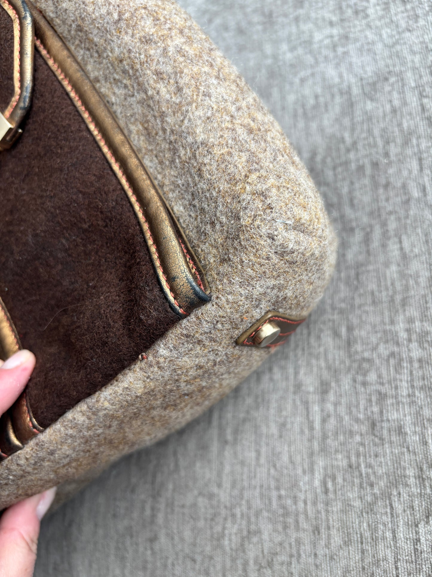 Tumi Brown Wool Computer Bag