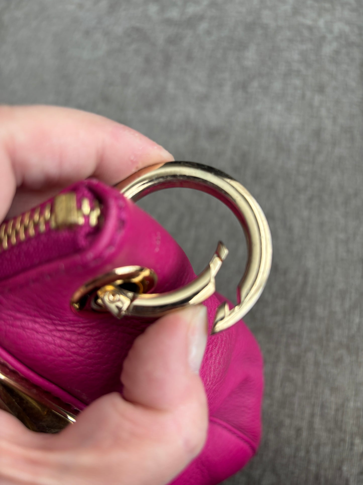 Michael Kors Vibrant Pink Leather Bag