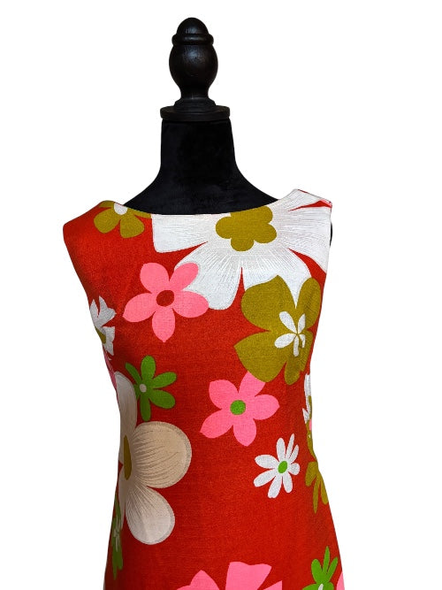 Vintage Tohki Hawaii Floral Maxi Dress