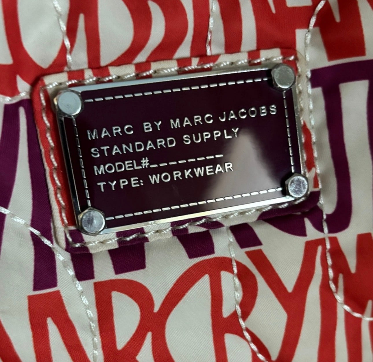 Marc Jacobs Colorful Canvas Hobo